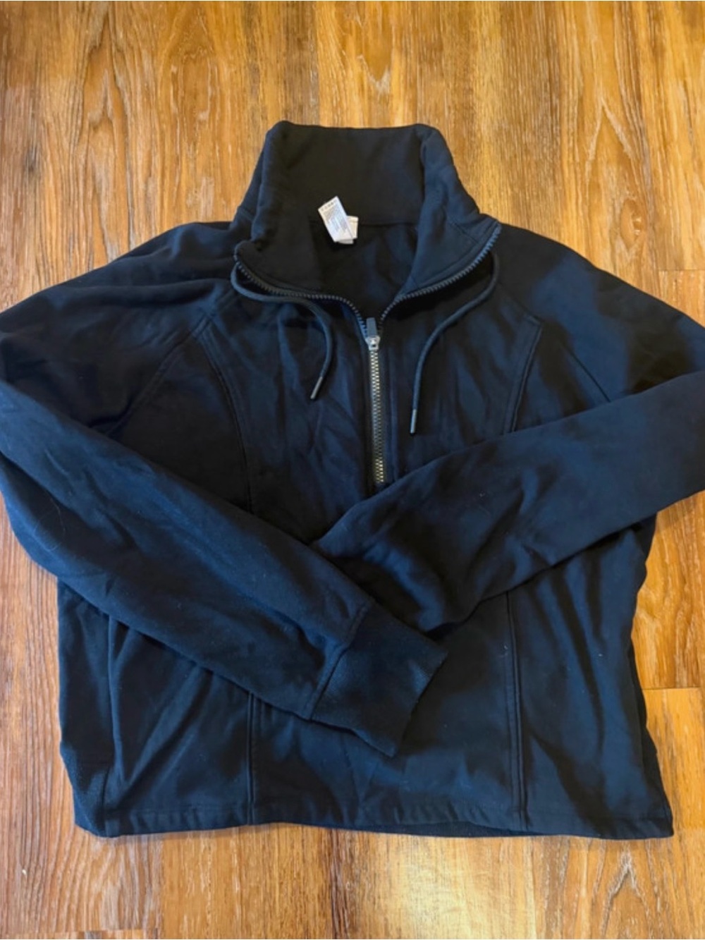 Yogalicious Black Half-Zip Funnel Neck Sweatshirt